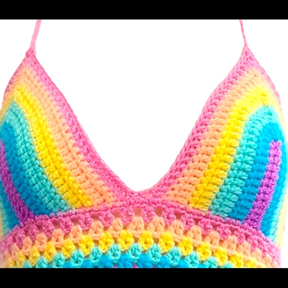 Crotchet bikini tops or halter tops